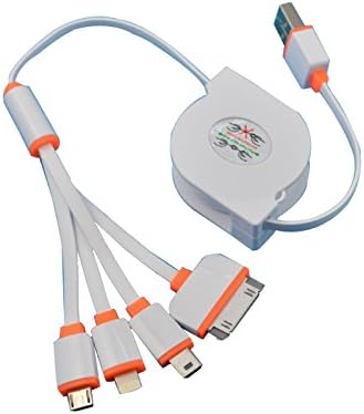 Universal 2A Fast charging Portable USB 4 in 1 Charge Cable Multi Charger Cable for HTC Samsung Sony Xiaomi Huawei Iphone 4 4s 5 5s 6