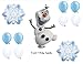 1 X Frozen Olaf Snowflakes Disney Movie BIRTHDAY PARTY Balloons Decorations Supplies