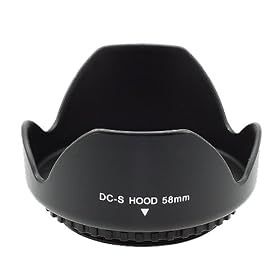58mm Flower Petal Camera Lens Hood for Canon EOS EFS 18-55mm EFS 55-250mm EF 70-300mm EF 50mm Lens