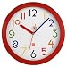 Frank Lloyd Wright Exhibition Typeface Wall Clock Red