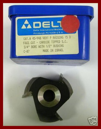 DELTA / ROCKWELL SHAPER HEAD CUTTER Vertical Panel Raising #45-948