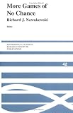 More Games of No Chance (Mathematical Sciences Research Institute Publications)