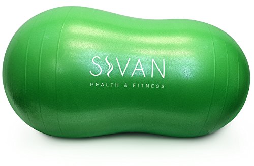 Sivan Health and Fitness Peanut Ball, Green, 30 x 60cm