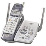 Panasonic KXTG5431S 5.8 GHz FHSS GigaRange Digital Cordless Phone with Answering System