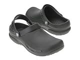 crocs Unisex Bistro Clog, Black,8 US Men's/ 10 US Women's