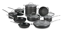 Cuisinart 66-17 Chef s Classic Nonstick Hard-Anodized 17-Piece Cookware Set