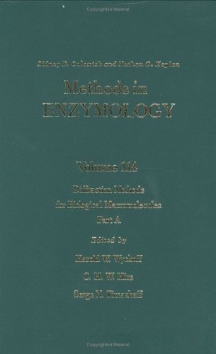 Methods in Enzymology, Volume 114: Diffraction Methods for Biological Macromolecules, Part A