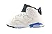 Jordan 6 Retro BT Baby Toddler Shoes White/Sport Blue-Black 384667-107