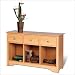 Sonoma Livingroom Console with 3 Drawers in Maple Finish By Prepac Furniture
