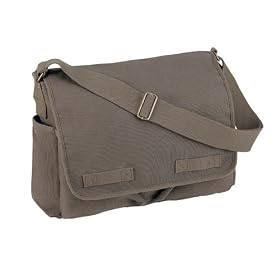 9748 VINTAGE WOODLAND CLASSIC MESSENGER BAG