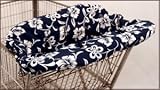 3 N 1 Shopping Cart & High Chair Cover -Daze Navy - Cuter Than A Ducks Butt