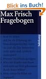 Fragebogen (suhrkamp taschenbuch)