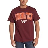 Virginia Tech Hokies 100% Cotton Short Sleeve T-Shirt (Maroon, XXL)