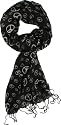 Peace Sign Scarf Light All Season, Black