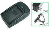 Camcorder Battery AC/DC Charger for Sharp BT-L226, BT-L226U, BT-L227, RV-4900, VR-BLZ7, VR-BLZ9