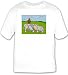 T-shirt with man, rural, body, individuals, individual, humans, sheep, person, human, persons, people, working