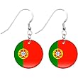 Portugal Flag Earrings