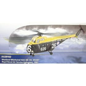 Aviation Archive AA39102 Westland Whirlwind HAS VII XN387 RNAS Eglington 1961 1:72 Diecast Model