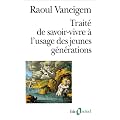 Trait� de savoir-vivre � l'usage des jeunes g�n�rations