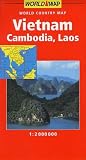 Vietnam, Cambodia, Laos (World Map)