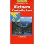 Vietnam, Cambodia, Laos (World Map)