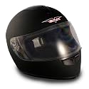VCAN Blinc 136 Flat Black Small Bluetooth 1.2 Enabled Street Helmet