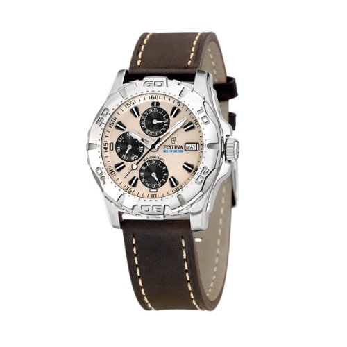 FESTINA Sport 16243/2 Unisex Quarzuhr mit Lederband