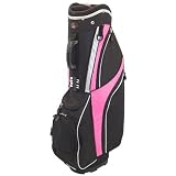 Shadow Ladies Cart and Carry Bag in Black / Silver / Fuchsia