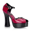 DOLLY-37, 5" Chunky Heel Spectator Platform Sandal