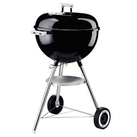 Weber 441001 18 1 2 One Touch Silver Kettle Grill, Black from Charcoal Grills