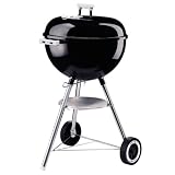 Weber 441001 18 1 2 One Touch Silver Kettle Grill, Black by Weber