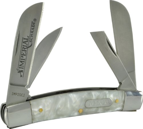 Schrade IMP20CI Imperial Stainless Steel 4 Blade Pocket Knife