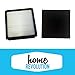 Home Revolution Replacement HEPA & Felt Filter, Fits Dirt Devil Breeze, Vigor Turbo & Featherlite Vacuums and Parts F-66 & 304708001