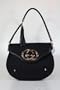 Gucci Handbags Black with Silver Interlock G 250000