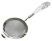Pedrini Miro 5-1/2-Inch Strainer with Clear Diamond Handle