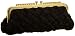 Jessica McClintock East/West Weave Stone Clutch