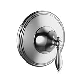 Finial Traditional Thermostatic Valve Trim Finish: Polished Chrome
