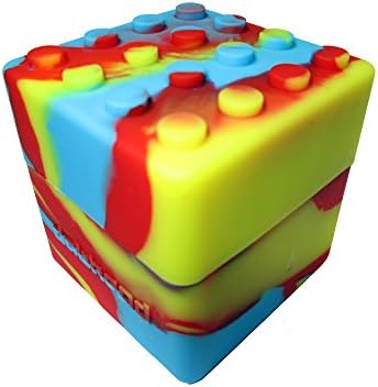 XXL Silicone Stackable Container Jar "Various Color Choices" (Red/Blue/Yellow)