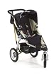 BOB Revolution 12" Aluminum Wheel Stroller in Black