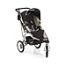 BOB Revolution 12" Aluminum Wheel Stroller in Black