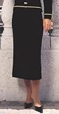 34 Long Skirt with Back Slit--several colors available