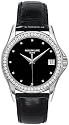 Patek Philippe Calatrava 18kt White Gold Diamond Black Mens Watch 5108G