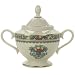 Lenox Autumn Gold-Banded Fine China Sugar Bowl with Lid