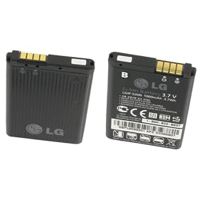 Batterie d�origine LG LGIP-520N Lithium-Ion 1000 mAh 3,7V dedi� pour le LG BL40 New Chocolate