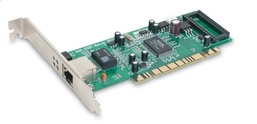 D-Link DGE-528T Gigabit Ethernet Adapter, 1000/100/10MBit, PCI Bus 2.2, 32 Bit, Netzwerkkarte