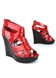 4112WY%2BS3gL. SL160  Patent Strap Wedge