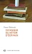 Technique du m�tier d'�crivain