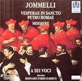 Jommelli: Vesprae In Sancto Petro Romae; Miserere