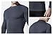 TSLA Men's Thermal Wintergear Compression Baselayer Long Sleeve Top Version17, Wintergear Basic(r21) - Dark Grey, Large.