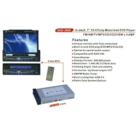 Oris 7'' In-Dash LCD Car TV DVD VCD CD MP3 TV RADIO Mazda MP5 Electronics - Mobile Video In-Dash LCDs - ORIS 7" In-Dash